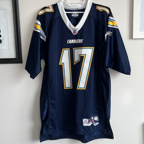 ๐ REEBOK AUTHENTIC NFL PHILLIP RIVERS JERSEY MEN SIZE M - Picture 2 of 9